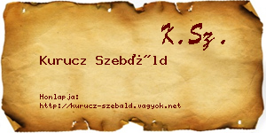 Kurucz Szebáld névjegykártya